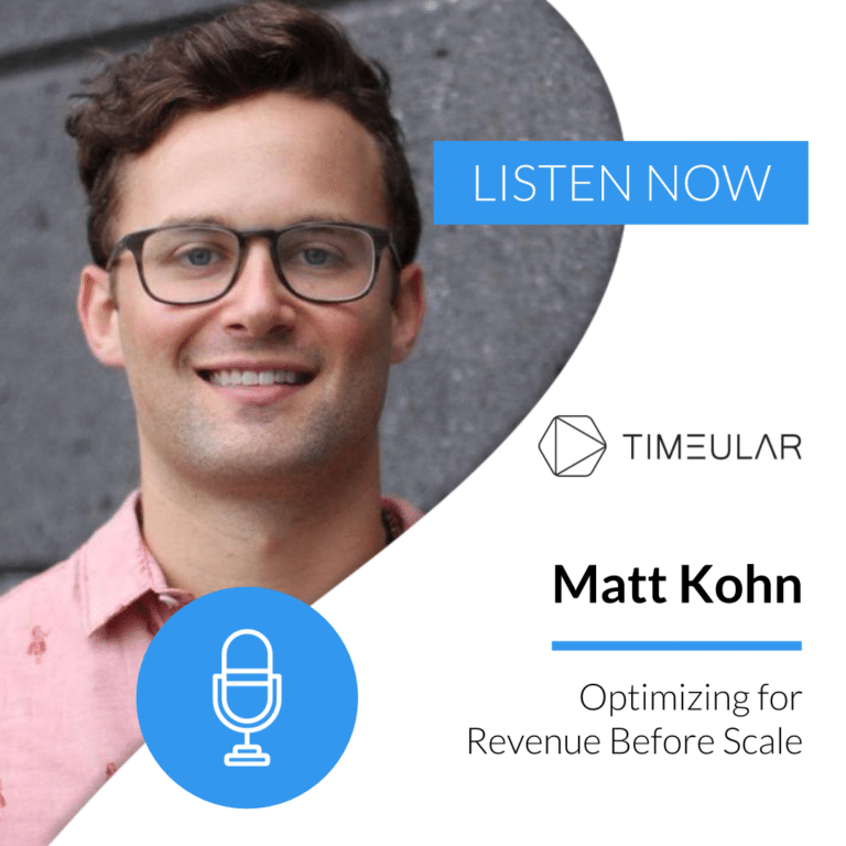 Timeular Productivity Masterminds-podcast Matt Kohn