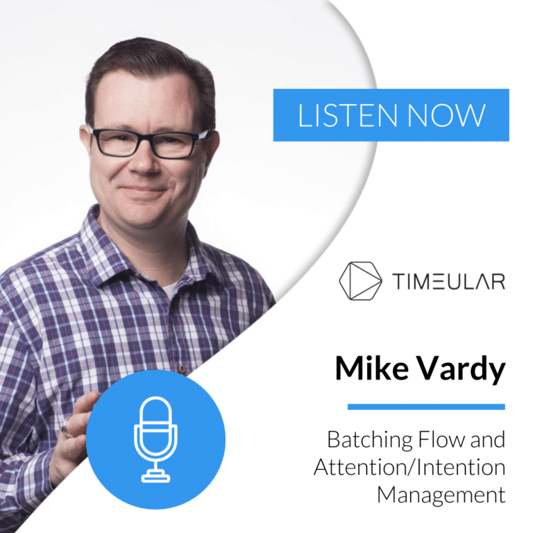 Timeular Productivity Masterminds podcast Mike Vardy