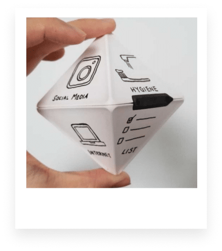 The Timeular Tracker is the world’s first 8-sided tracking dice that automatically tracks activities when flipped.