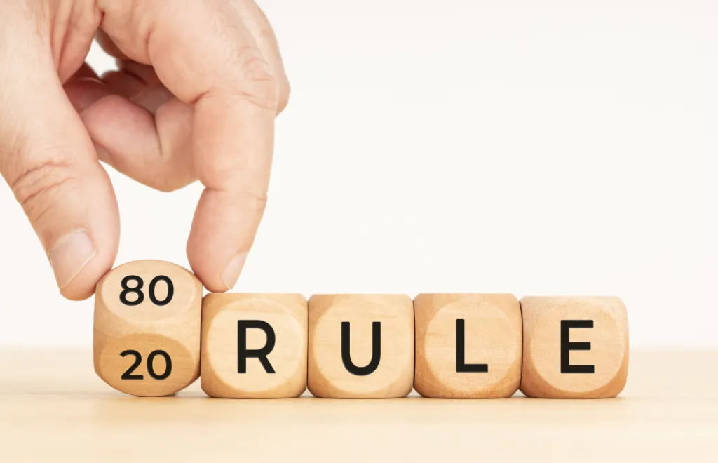 Pareto analysis - 80/20 rule