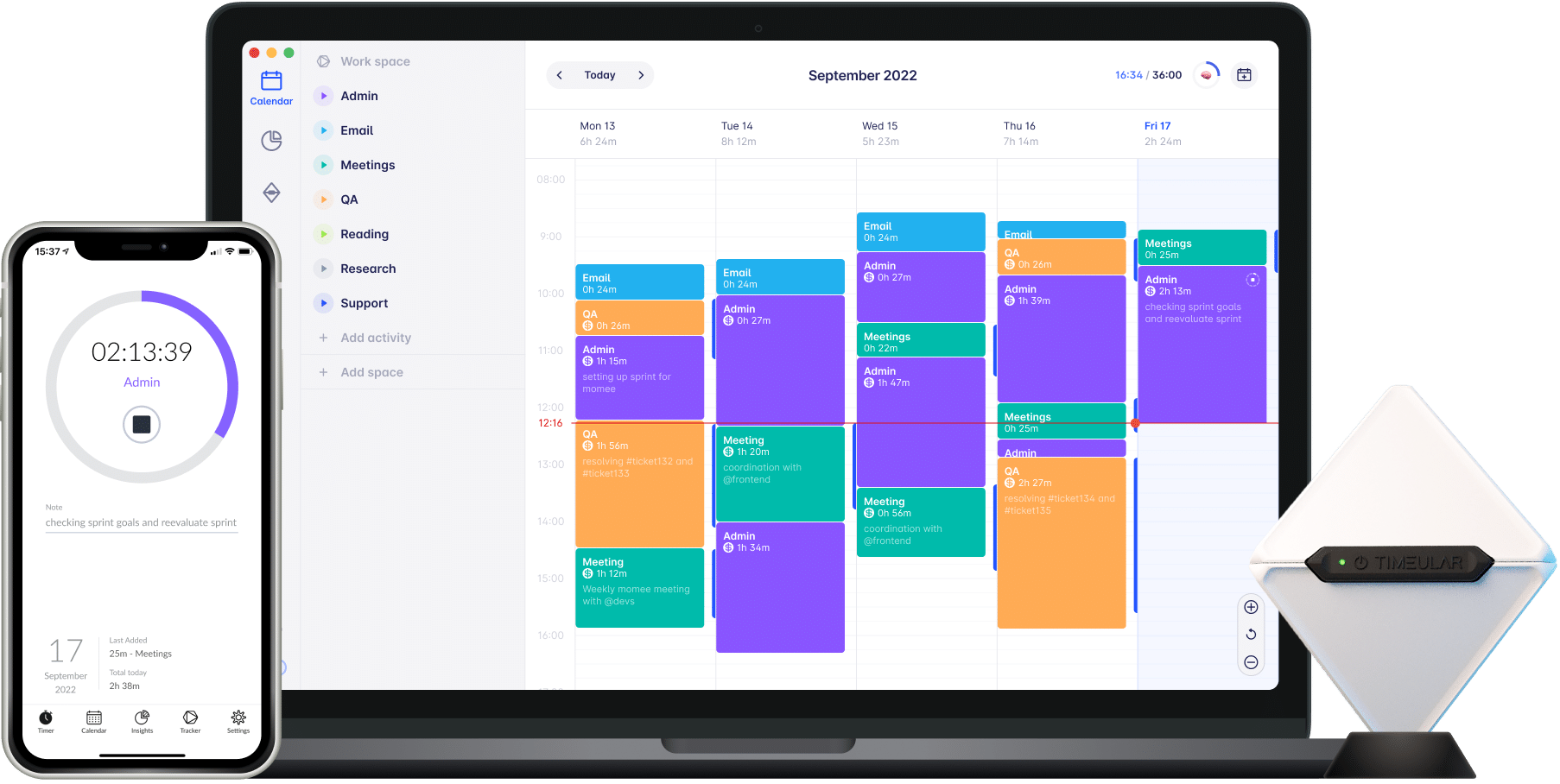 work time tracking app