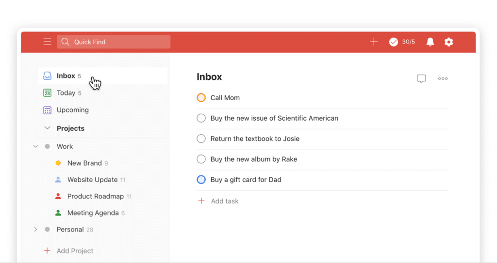 Top best tools for workload management – todoist