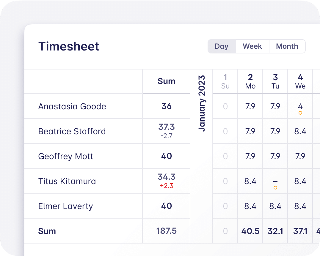 ACCURATE OVERTIME TRACKING APP