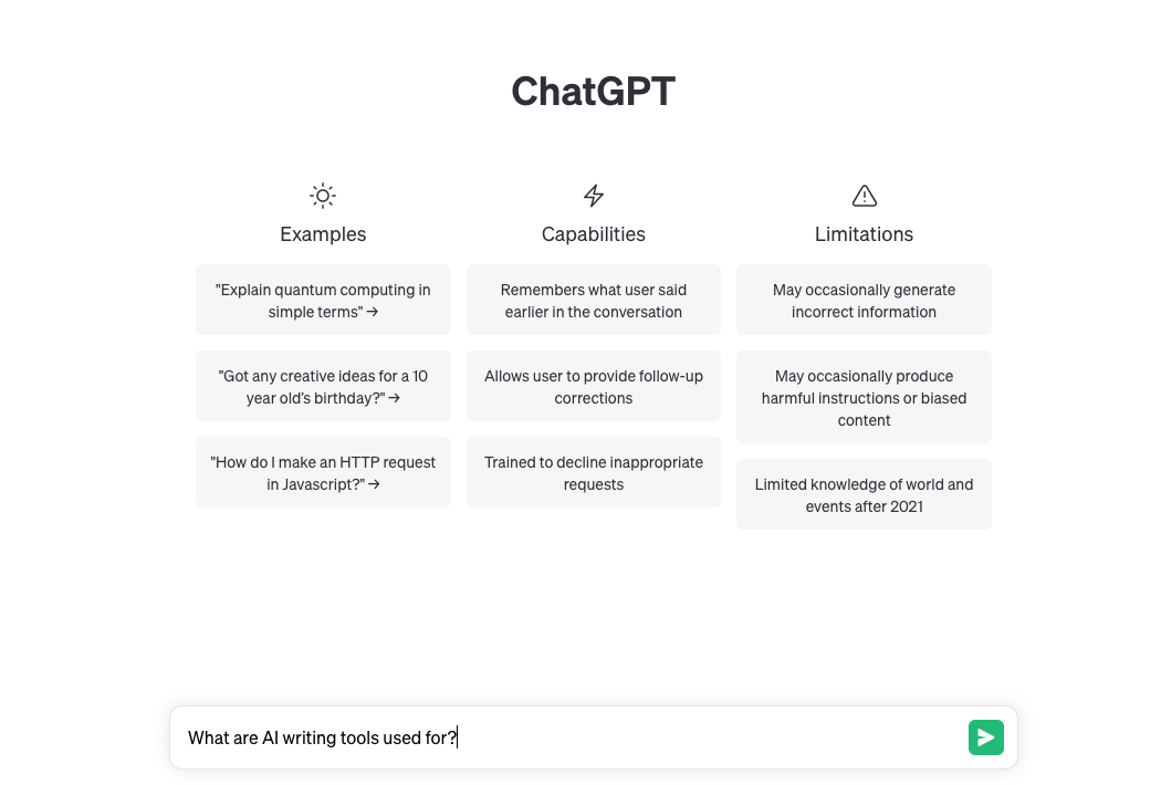 ChatGPT - best AI tools 