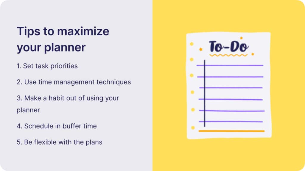 organizing planner