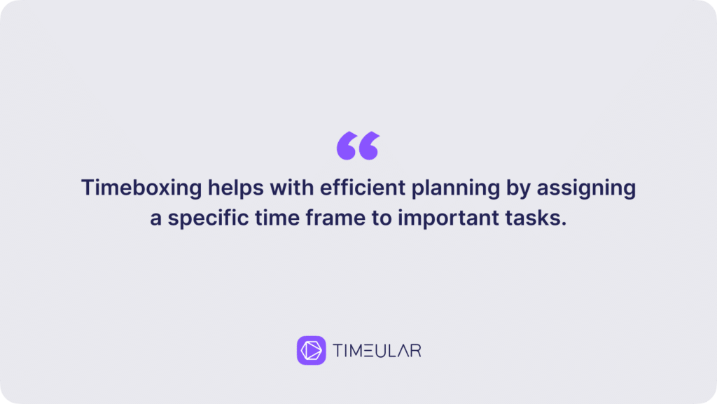 timeboxing 