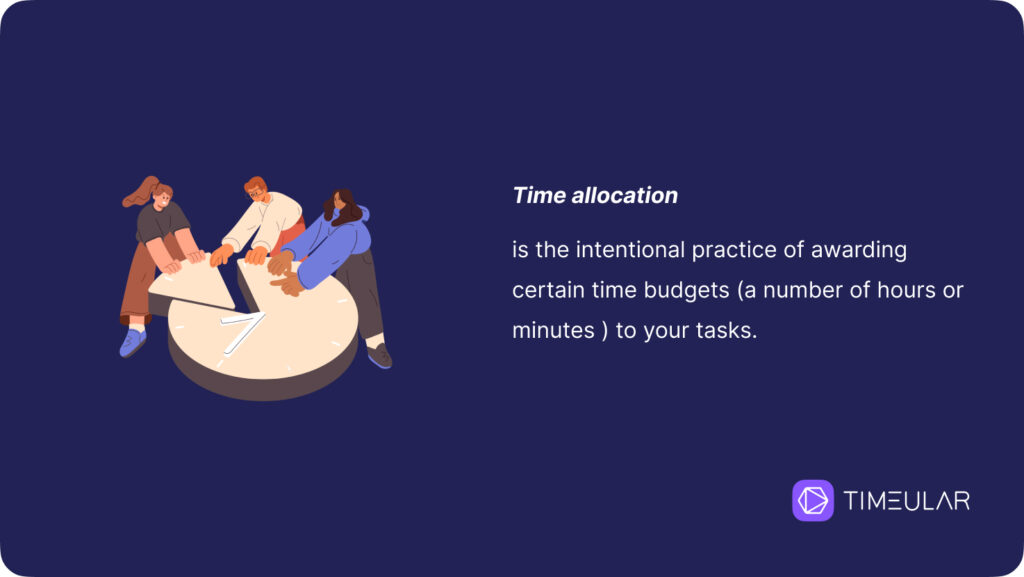 time allocation definition