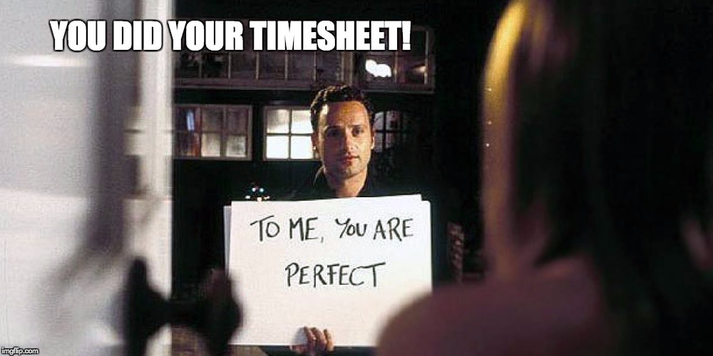 timesheet meme