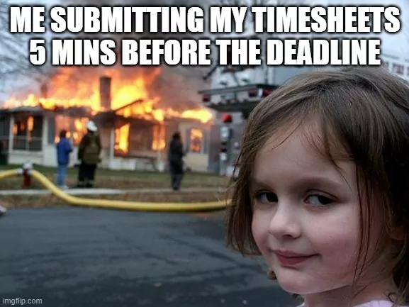 timesheet meme