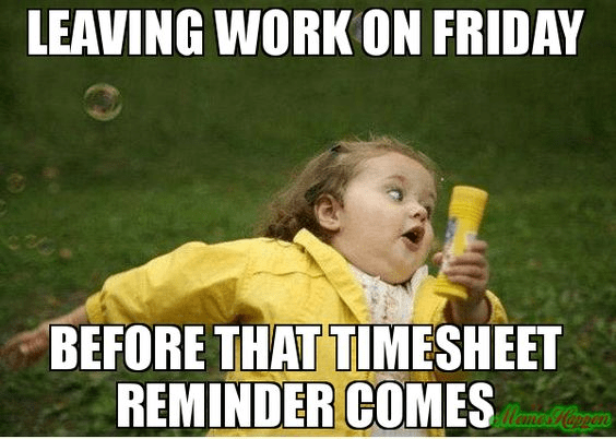 timesheet meme